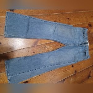 Levi's 527 boot cut distressed